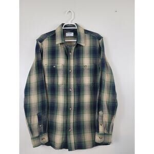 (F5) Old Navy Men's Shirt Size M Tall Long Sleeve Large Button Up Heavy Cotton